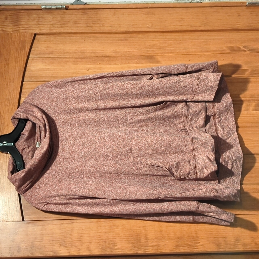 Woman's 1x balance collection cowl neck sweat shirt